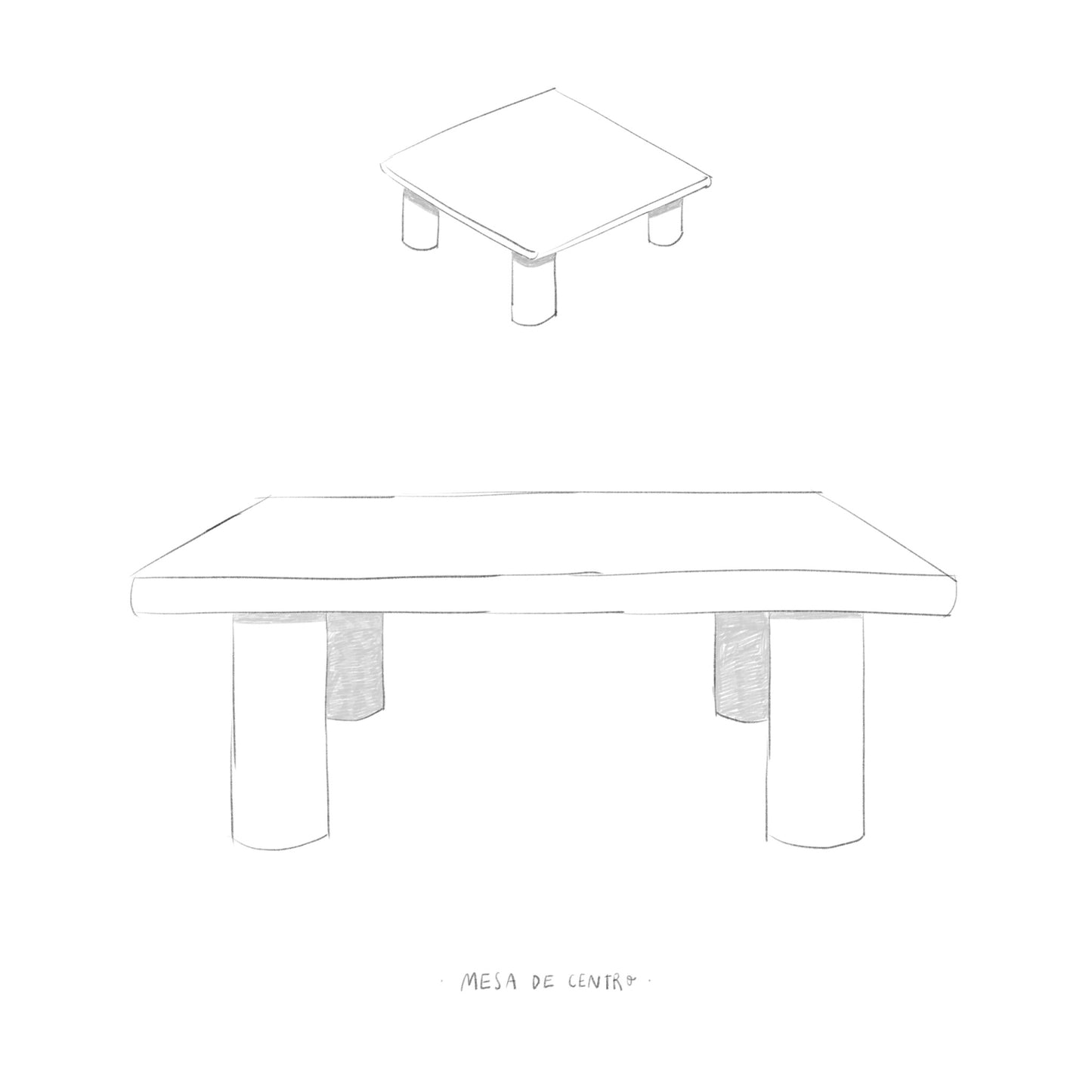 Mesa de centro Natural